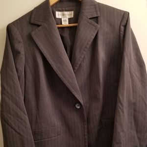 🧥 Jones New York 14W Gray Business Blazer